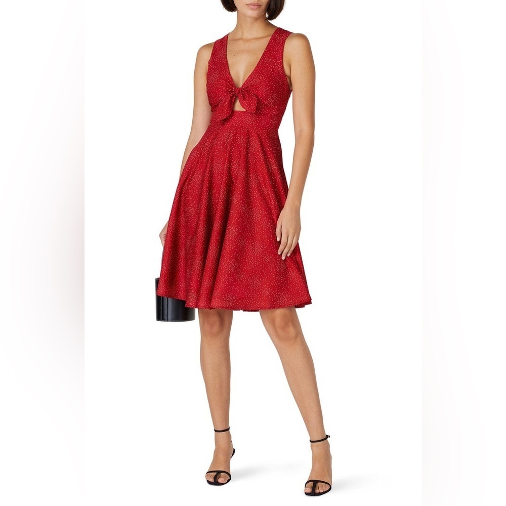 Hutch Reese Red Midi Dress Size XS, Small
